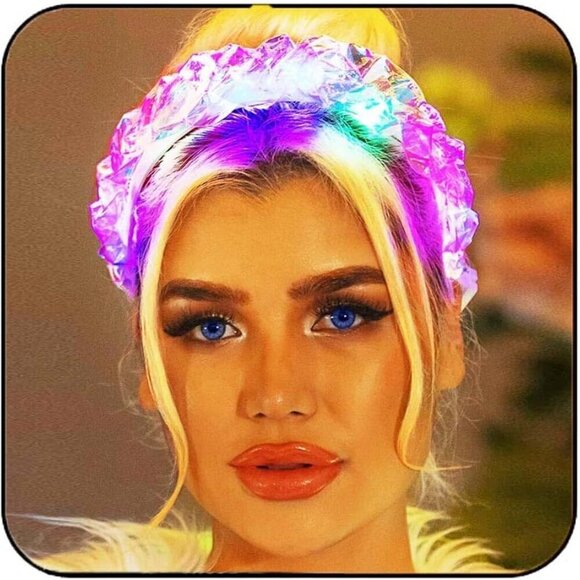 Accessories - Light Up Headband LED Costume Hair Accessories for Women Rave Party